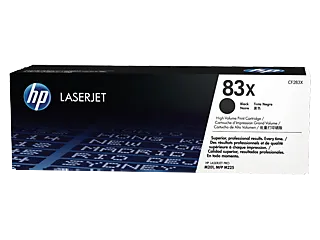 HP 83X High Yield Black Original LaserJet Toner Cartridge (CF283X) — HP product image