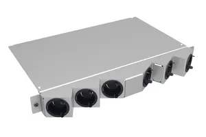 CommScope 760225870 | Ultra High Density 1U Fiber Shelf Rear Extension, 6 Cable Entries, silver