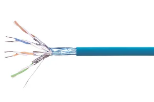 CommScope 884082454/16 | CS44ZB Category 6A F/FTP Cable, low smoke zero halogen, blue jacket, 4 pair count, 1640 ft (500 m) length, reel