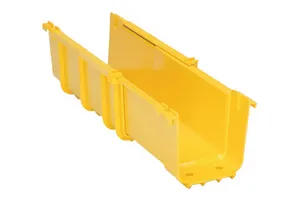 CommScope FGS-MVAR-A | FiberGuide Expandable Straight Section, 4x4in, Yellow