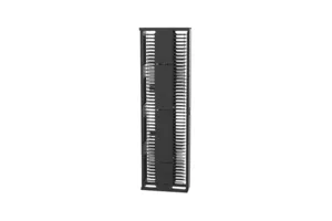 CommScope 760236903 | CableGuide 360 Vertical Cable Management Kit, 10 in X 84 in (254 mm X 2134 mm) Double Sided, With Doors, Black