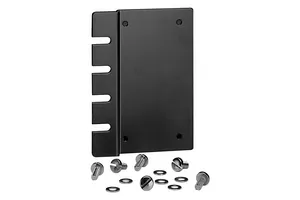 CommScope FGS-HWMB-D | FiberGuide Vertical Slotted Straight Section Universal Mounting Bracket, 4x4in
