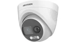Hikvision DS-2CE72UF3T-PIRXO 4K ColorVu PIR Siren Fixed Turret Camera