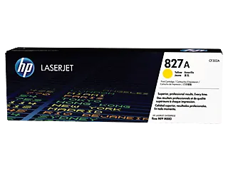 HP 827A Yellow Original LaserJet Toner Cartridge (CF302A) — HP product image