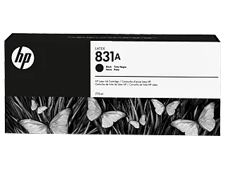 HP 831A 775-ml Black Latex Ink Cartridge (CZ682A) — HP product image
