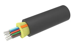 CommScope 760254800 | Indoor/Outdoor Low Smoke Zero Halogen, TeraSPEED Tight Buffered Office DistributionFiber Fiber Optic Cable, 6 fiber, Singlemode OS2, black. Provides Rodent Resistance.