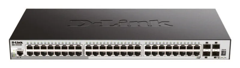 D-Link 48 port 10/100/1000Mbps 4 x 10G SFP+ ports Gigab.. DGS-1510-52X product image