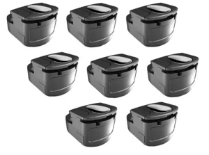 CommScope 760130104 | GigaSPEED X10D VisiPatch 360 4-pair filler plug kit (8 filler plugs)