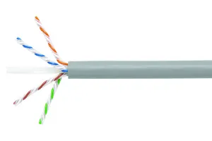 CommScope 884019304/10 | CS44R ETL Verified Category 6A U/UTP Cable, non-plenum, gray jacket, 4 pair count, 1000 ft (305 m) length, reel