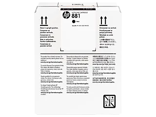 HP 881 5-liter Black Latex Ink Cartridge (CR334A) — HP product image