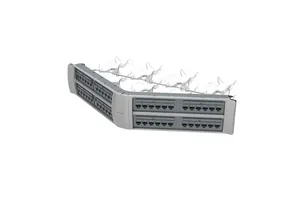 CommScope 760151753 | SYSTIMAX 360 GigaSPEED XL Unshielded Angled Panel Cat6, 2U, 48 port, Silver