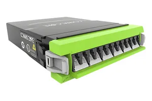 CommScope 760238839 | G2 ULL Multimode OM5 MPO-12 Distribution Module, 12LC to 1X12f MPOs unpinned, internal shutters