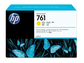 HP 761 400-ml Yellow DesignJet Ink Cartridge (CM992A) — HP product image