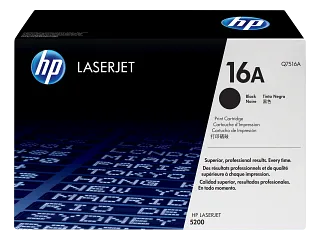 HP 16A Black Original LaserJet Toner Cartridge (Q7516A) — HP product image