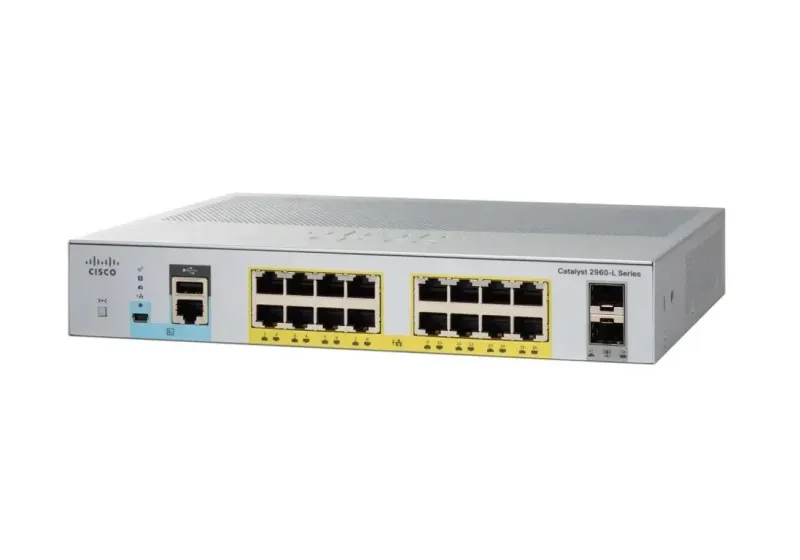 Cisco WS-C2960L-SM-16PS 16-Port Ethernet Switch