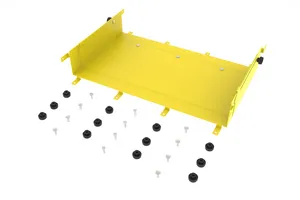 CommScope FGS-MVAR-H | FiberGuide Expandable Straight Section, 4x24in, Yellow
