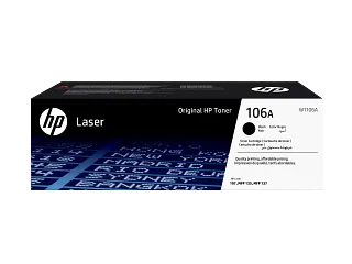 HP 106A Black Original Laser Toner Cartridge (W1106A) — HP product image