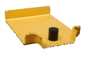 CommScope FGS-ISLAND-H/F | FiberGuide Island T, 4x24in, 4x12in Exit Yellow
