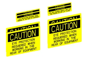 CommScope FGS-LBLKIT1 | FiberGuide Caution Labels Kit