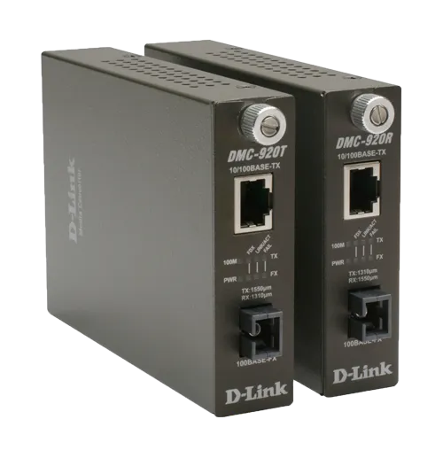 D-Link 10/100 to 100BaseFX (SC) Singlemode Media Converte.. DMC-920 product image
