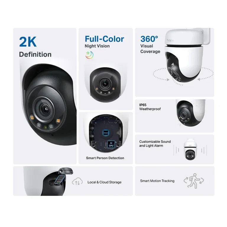 TP-Link Outdoor Pan/Tilt Security WiFi Camera product image
