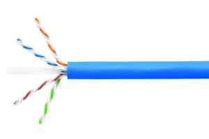 CommScope 884031004/10 | CS44R ETL Verified Category 6A U/UTP Cable, non-plenum, blue jacket, 4 pair count, 1000 ft (305 m) length, reel
