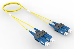 CommScope FPCC-77YP | Fiber Optic Patch Cord, duplex, singlemode, 1.2 mm OFNP jacket, SC/UPC-SC/UPC, yellow