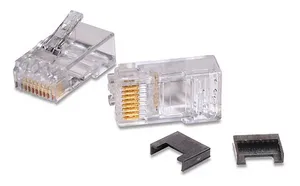CommScope 6-569278-2 | Modular Plug Kit, category 5e, 8P/8C, unshielded, 4.8 – 5.6 mm max cable jack OD, 8-position, 500/bag