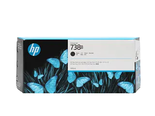 HP 738B 300-ml Black DesignJet Ink Cartridge (498P6A) — HP product image