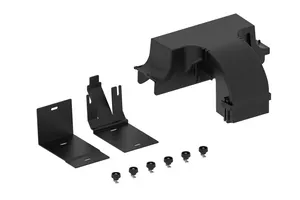 CommScope FGSB-MEXP-E-ABF-HD | FiberGuide 4-Inch Express Exit with Heavy Duty and Lateral Support Brackets, 4x12, Black