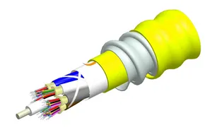 CommScope 760127308 | Fiber Indoor cable, TeraSPEED Riser Distribution, interlocking aluminum armored with riser jacket, 6 fiber single-unit, Gel-free, Singlemode G.652.D and