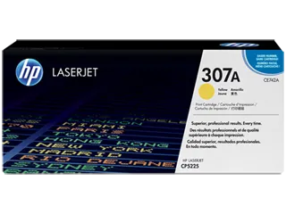 HP 307A Yellow Original LaserJet Toner Cartridge (CE742A) — HP product image