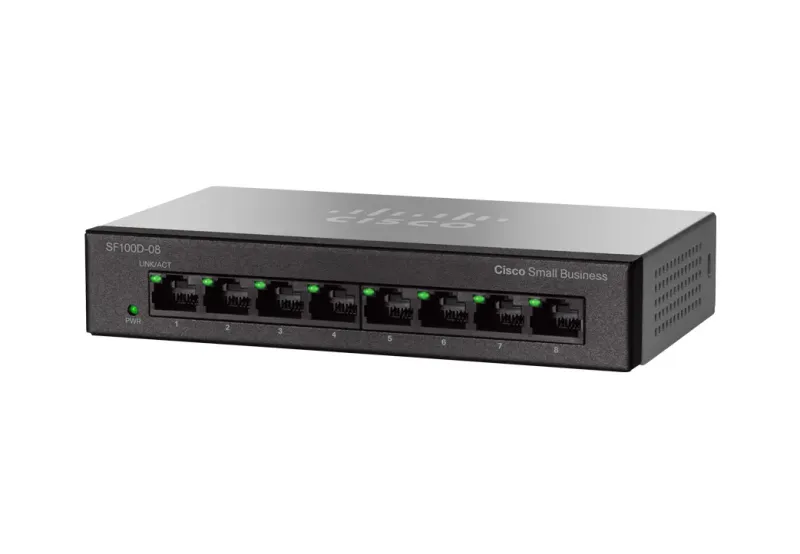 Cisco SF100D-08 8-Port Ethernet Switch