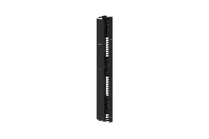 CommScope 760260760 | CableGuide Essential, Vertical Cable Management Kit, 8 inch x 84 inch single sided, with twin covers, black