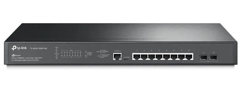 TP-Link TL-SG3210XHP-M2 8-Port Managed Switch