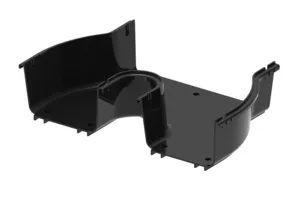 CommScope FGSB-MDSA-F2B | FiberGuide Straight Reducer, 4x12 to Dual 4x6in, Black