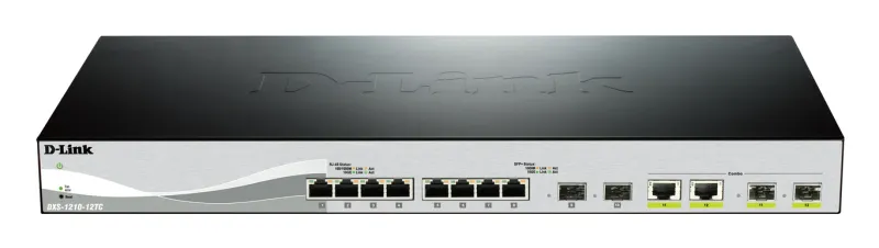 D-Link 12-Port 10GBASE-T including 2 SFP+ ports and 2 10G.. DXS-1210-12TC product image