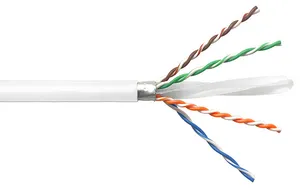 CommScope 884050804/10 | CS41Z1, ETL Verified Category 6A U/UTP Cable, low smoke zero halogen, white jacket, 4 pair count, 1000 ft (305 m) length reel