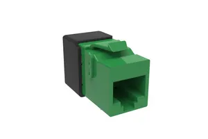 CommScope 760257274 | KJ-Series Modular Jack, RJ45, Cat6A Unshielded, Green
