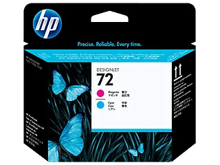 HP 72 Magenta and Cyan Printhead (C9383A) — HP product image