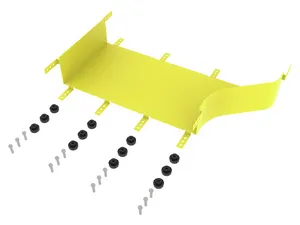 CommScope FGS-MDSA-HM-L-Y | FiberGuide Left Reducer, 4x24 to 4x18in, Yellow