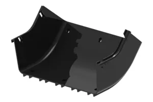 CommScope FGSB-MU4E-F | FiberGuide 45° Up Elbow, 4x12in, Black