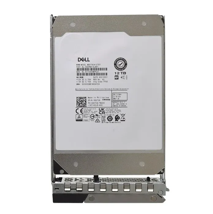 Dell DK7C9 12TB SAS Hard Drive
