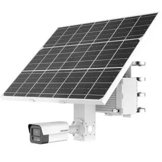 Hikvision DS-2XS6A46G1E-LIZS/C36S80 4 MP Strobe Light and Audible Warning Solar Power 4G Network Camera Kit