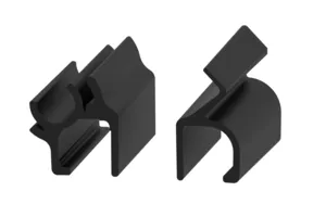 CommScope FGSB-DHHC | FiberGuide Kit of 10 Black Capture Clips and 10 Black Hinges