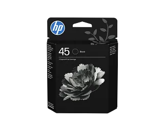 HP 45 Large Black Original Ink Cartridge (51645AE) — HP product image
