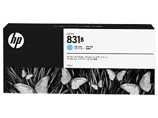 HP 831B 775-ml Light Cyan Latex Ink Cartridge (CZ692A) — HP product image