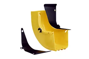 CommScope FGS-MU9E-A | FiberGuide 90° Up Elbow, 4x4in, Yellow