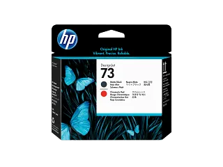 HP 73 Matte Black and Chromatic Red DesignJet Printhead (CD949A) — HP product image