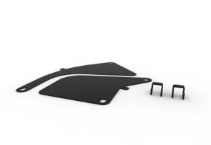 CommScope FGS-CH4E-B | FiberGuide Metal Cover for 45° Horizontal Elbow, 4x6in, Black